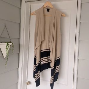 Ann Taylor Sleeveless Sweater Cardigan